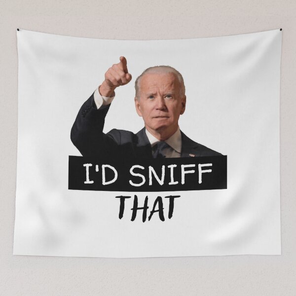 Item preview, I'd sniff that biden  Sticker designed and sold by hurdsonia.