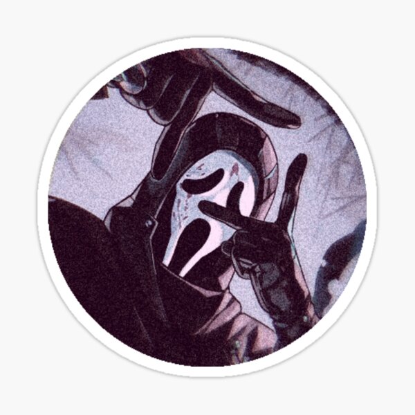 ghost face Sticker