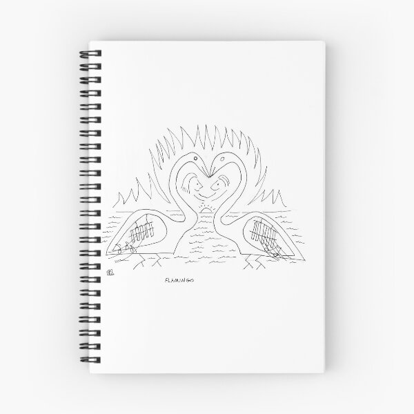 Item preview, Song Cartoon - Flamingo designed and sold by fred rosenthal.