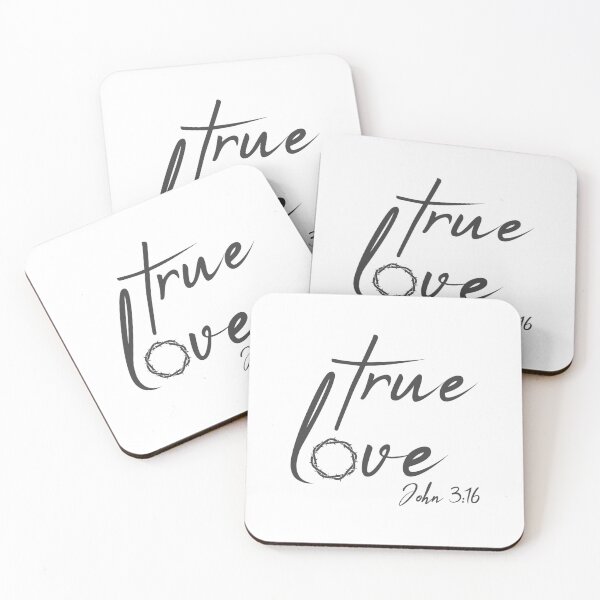 Item preview, Christian Design - True Love - John 3 verse 16 designed and sold by simplydesignart.