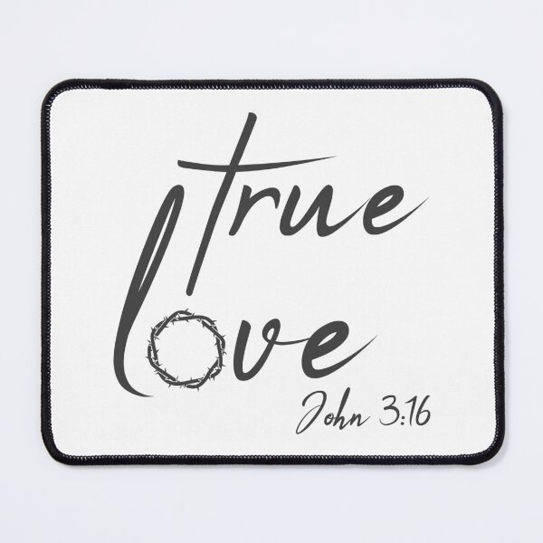 Item preview, Christian Design - True Love - John 3 verse 16 designed and sold by simplydesignart.