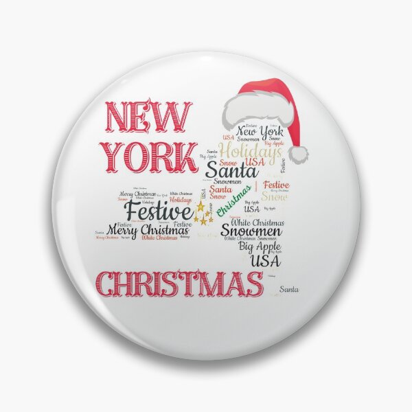 Item preview, New York Christmas Festive Word Art designed and sold by fra02.