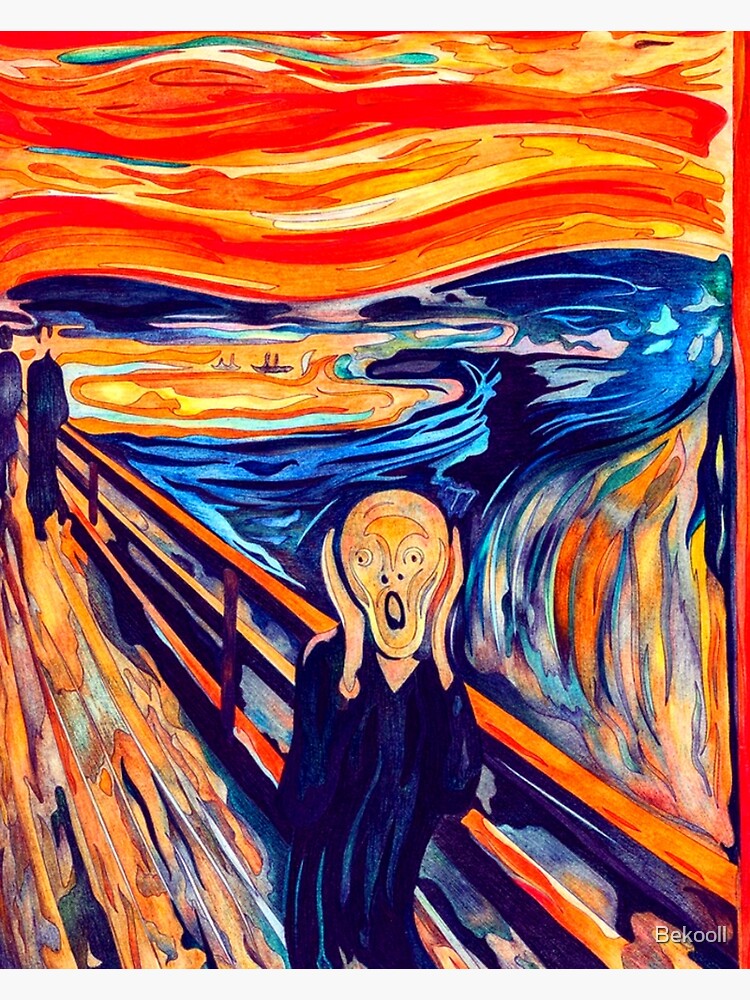 the scream painting poster