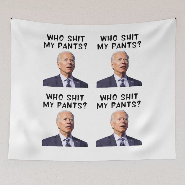 Item preview, Joe Biden Who Shit My Pants - Poopy Pants biden pack Sticker designed and sold by hurdsonia.