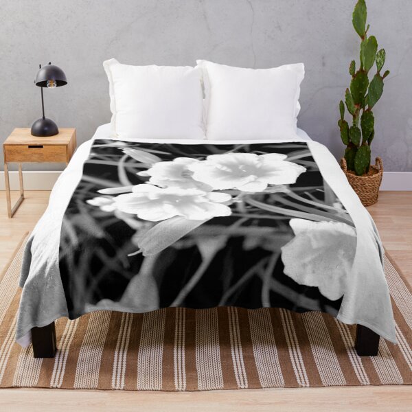 Item preview, Lilies Blooming Flowers Black and White designed and sold by JariHawk.