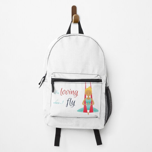 Item preview, I'm loving when I fly, Antigravity Yoga print designed and sold by trendingatees.