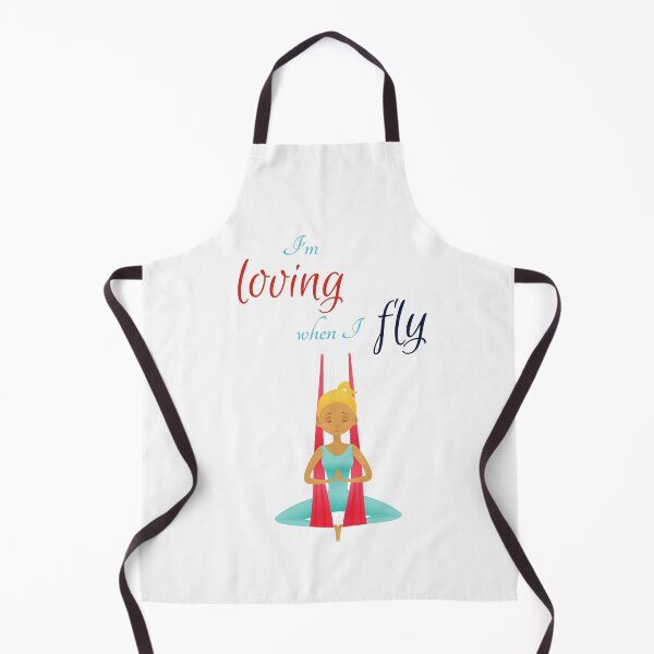 Item preview, I'm loving when I fly, Antigravity Yoga print designed and sold by trendingatees.