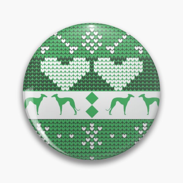 Item preview, Greyhounds Christmas Jumper (green) designed and sold by bkdoodles.
