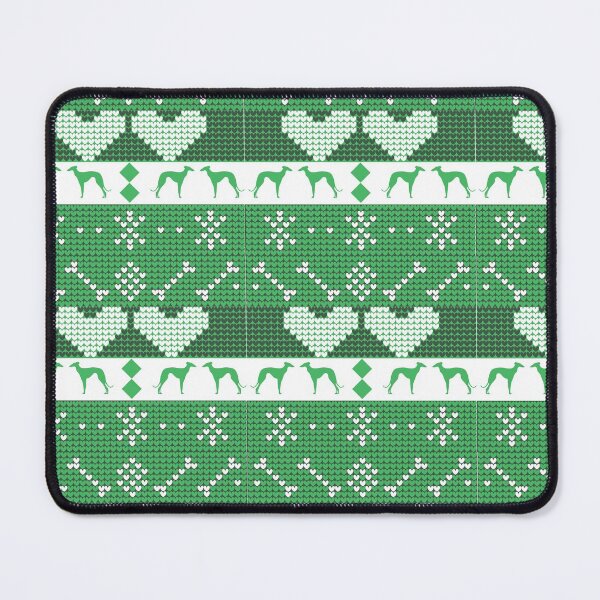 Item preview, Greyhounds Christmas Jumper (green) designed and sold by bkdoodles.