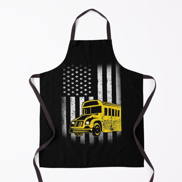 Item preview, Retro Vintage School Bus Driver Usa American Flag designed and sold by Space Art.