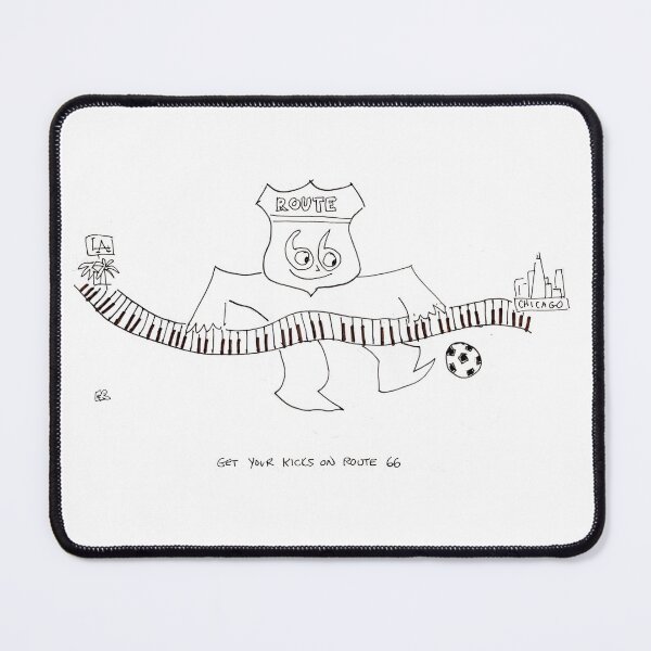 Item preview, Song Cartoon - Get Your Kicks on Route 66 designed and sold by fred rosenthal.
