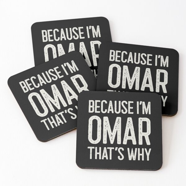 Item preview, Because I’m Omar That’s Why Funny Personalized Name designed and sold by MariosNydras.