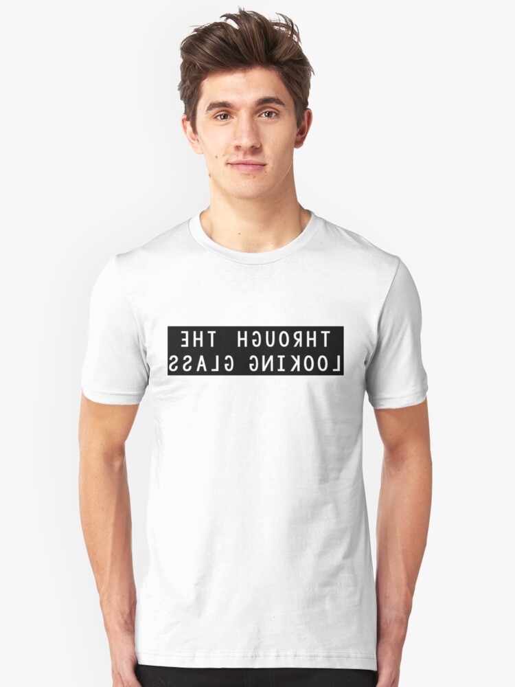 Alternate view of Through the Looking Glass Mirror Image Slim Fit T-Shirt