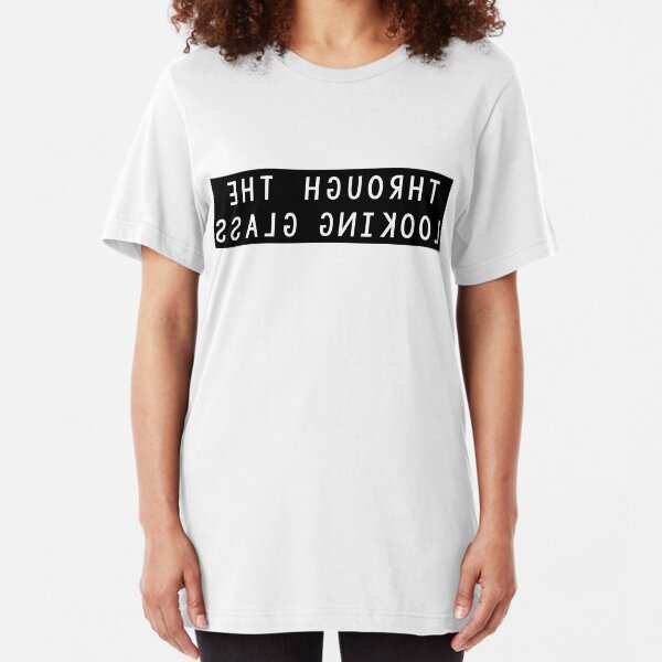 Through the Looking Glass Mirror Image Slim Fit T-Shirt