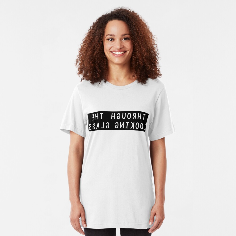 Through the Looking Glass Mirror Image Slim Fit T-Shirt