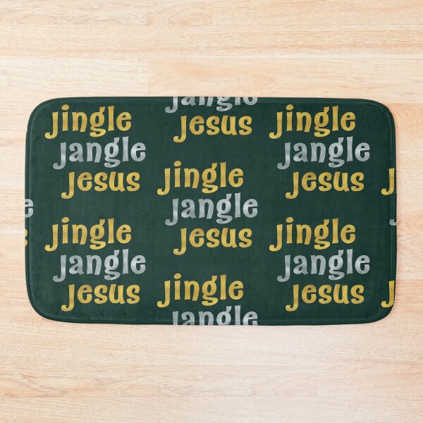 Item preview, Jingle Jangle Jesus | Faux Metallic | Forest Green designed and sold by PotentQuotable.