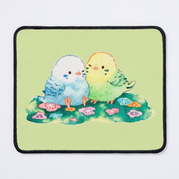 Item preview, Kawaii budgerigars designed and sold by salemfoxy.