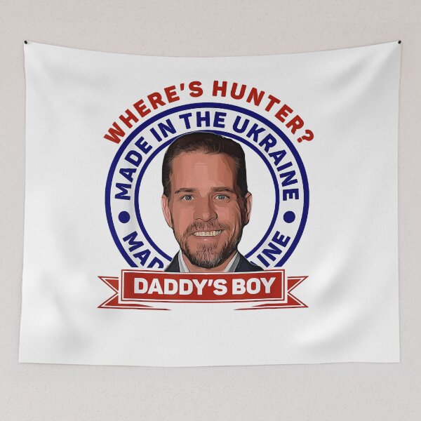 Item preview, Where S Hunter Biden Daddy S Boy Made In Ukraine Idiot T Shirt 333 Classic T-Shirt designed and sold by hurdsonia.