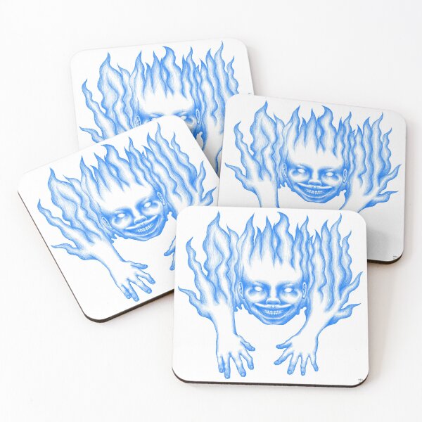 Item preview, Inktober 2021 DAY 6: Spirit PRINT BLUE designed and sold by packtcrushd.