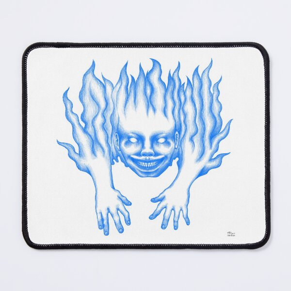 Item preview, Inktober 2021 DAY 6: Spirit PRINT BLUE designed and sold by packtcrushd.