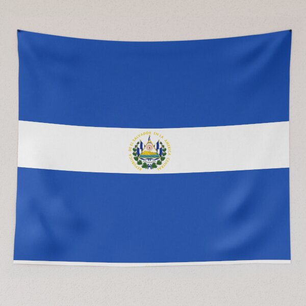 Item preview, El Salvador Flag designed and sold by WorldFlagCo.