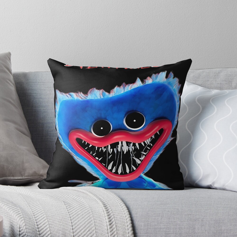 Huggy Wuggy Throw Pillow