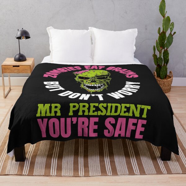 Item preview, Zombies Eat Brains, but dont worry Mr President - youre safe! Funny Anti Joe Biden tshirt designed and sold by hurdsonia.