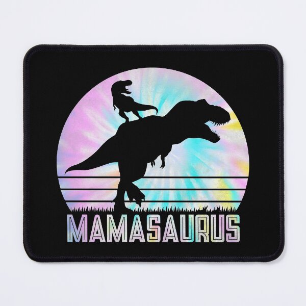 Item preview, Mamasaurus Rex Tie Dye Mom of 1 Dinosaur designed and sold by mBshirts.