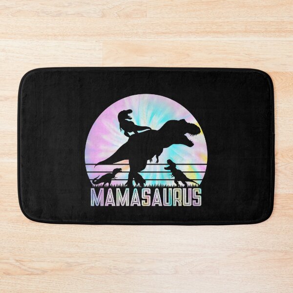 Item preview, Mamasaurus Rex Mom of 3 Tie Dye Mother designed and sold by mBshirts.