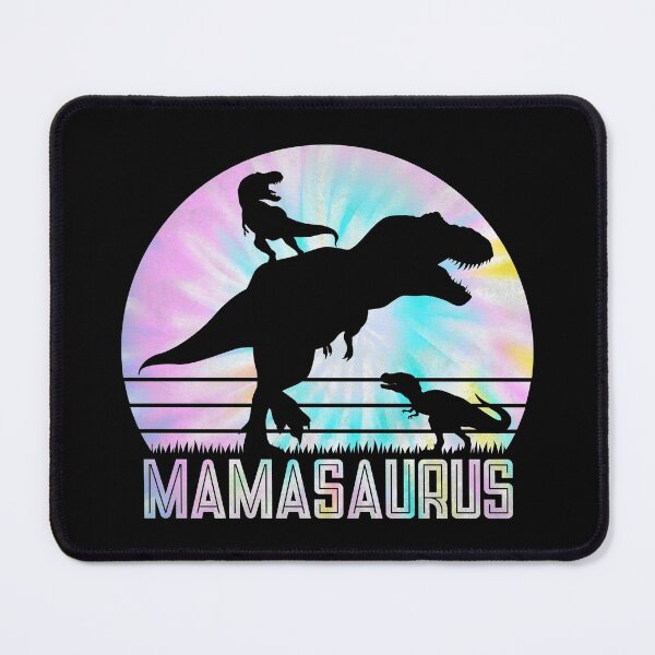 Item preview, Mamasaurus Rex Mom of 2 Tie Dye Mother designed and sold by mBshirts.