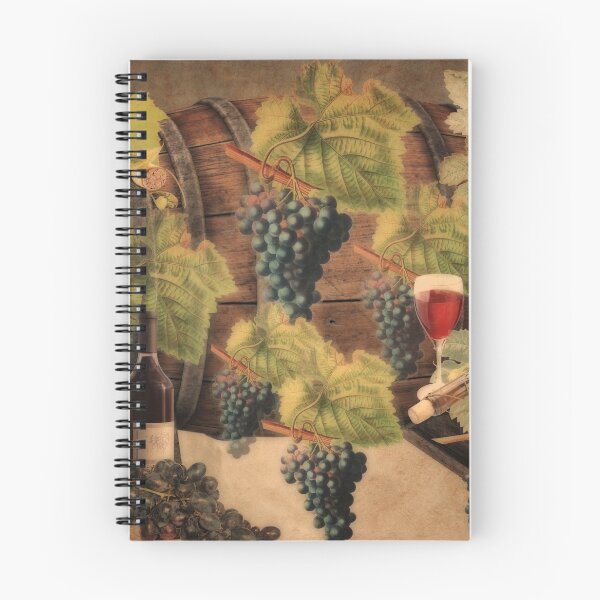 Item preview, Red Wine And Grapes With Wine Barrel designed and sold by James DeFazio.