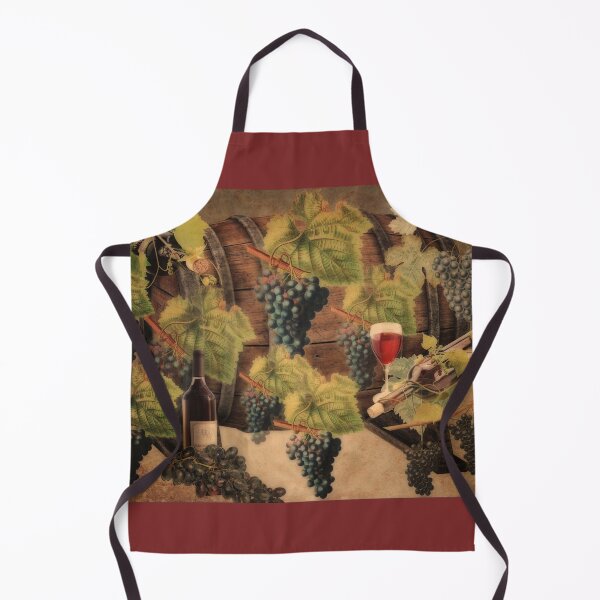 Item preview, Red Wine And Grapes With Wine Barrel designed and sold by James DeFazio.
