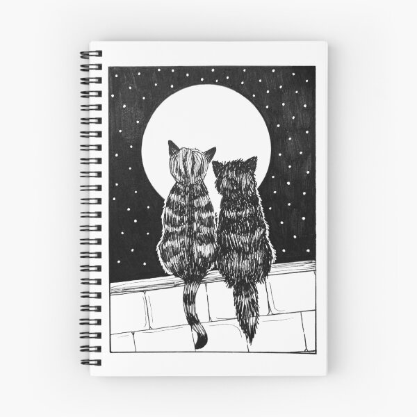 Item preview, Dos gatos en un tejado designed and sold by StudioRosebud.