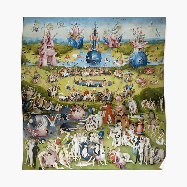 "Hieronymus Bosch, Der Garten der Lüste (15031515) zentrales Gemälde