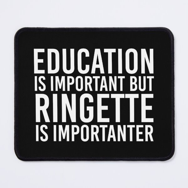 Item preview, Ringette is Importanter Funny Ringette gifts | Ringette Girl | For Ringette players | Gift for Ringette lovers designed and sold by Violet Treasures.