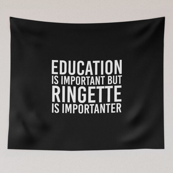 Item preview, Ringette is Importanter Funny Ringette gifts | Ringette Girl | For Ringette players | Gift for Ringette lovers designed and sold by Violet Treasures.
