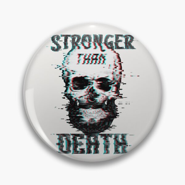 Item preview, Glitch Skull - Stronger Than Death designed and sold by Desha001.