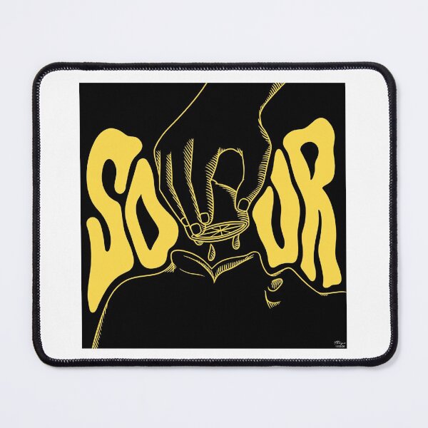 Artikelvorschau, Inktober 2021 TAG 11: Sour PRINT YELLOW entworfen und verkauft von packtcrushd.