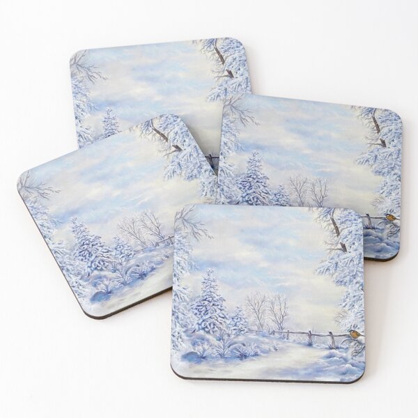 Item preview, Winter Snowy forest scenery (02) - beautiful place, skyscape designed and sold by Delandor.