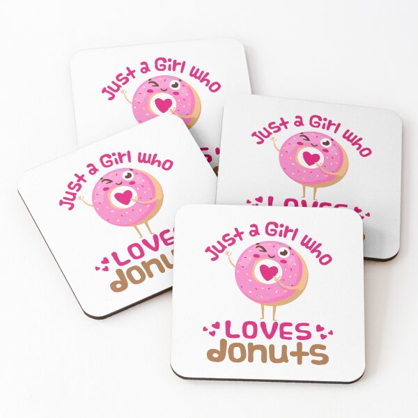Item preview, Just a Girl Who Loves Donuts designed and sold by jaygo.