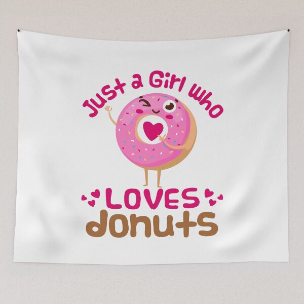 Item preview, Just a Girl Who Loves Donuts designed and sold by jaygo.