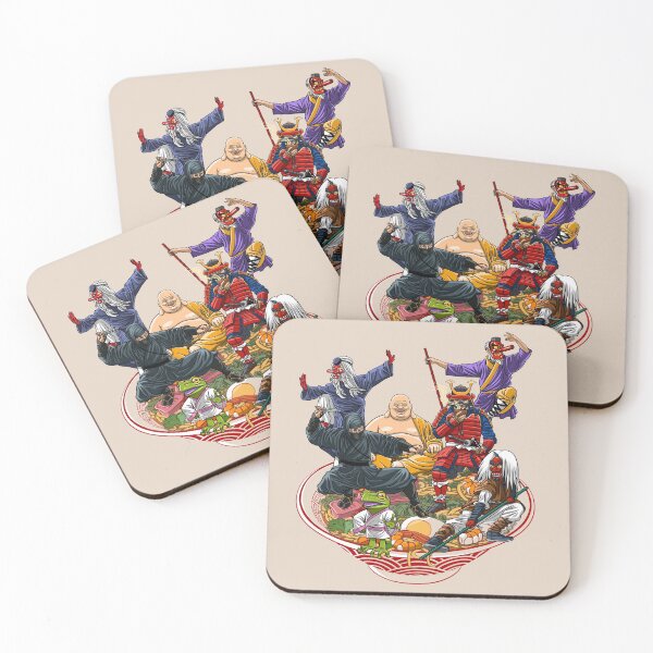 Item preview, Warriors of Japanese culture on Ramen designed and sold by albertocubatas.