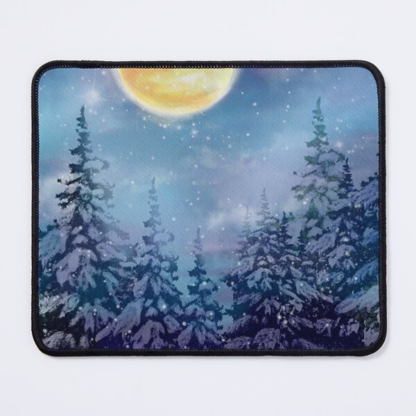 Item preview, Winter Snowy forest scenery (03) - beautiful forest, blue sky designed and sold by Delandor.