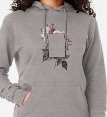 Floral Rectangle Logo Lightweight Hoodie