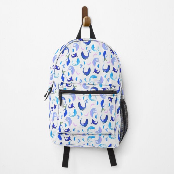 Item preview, Blue watercolor fishes pattern designed and sold by Isabelle-T.