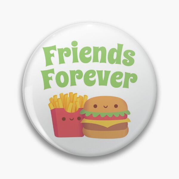 Artikelvorschau, Süße Pommes Frites und Burger, Freunde für immer entworfen und verkauft von rustydoodle.
