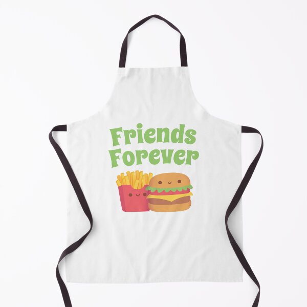 Item preview, Cute French Fries And Burger, Friends Forever designed and sold by rustydoodle.