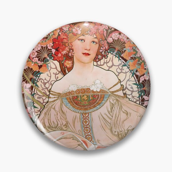 Item preview, Champenois art nouveau poster by Alfonse Mucha designed and sold by cutesy.