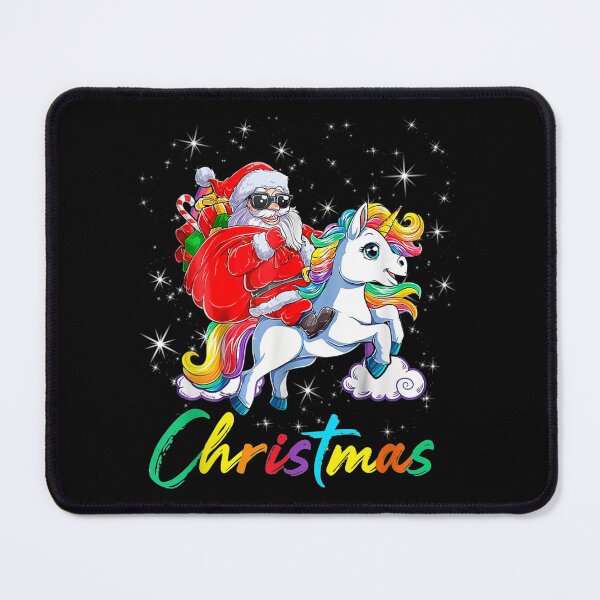 Item preview, Christmas Santa Riding Unicorn Xmas Gifts Woman Christmas designed and sold by theDlab.