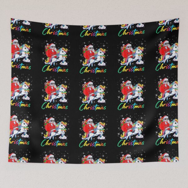 Item preview, Christmas Santa Riding Unicorn Xmas Gifts Woman Christmas designed and sold by theDlab.